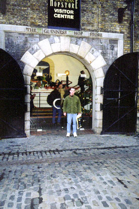 Wayne at the Guinness Hop Store